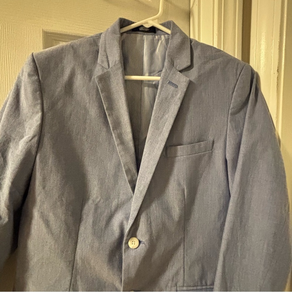 Izod Light Blue Kids Blazer Size 18 R - Picture 3 of 11
